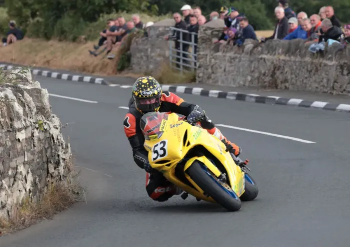 Framed Print : Colin Croft (Suzuki) 2022 Southern 100 Framed Print : Colin Croft (Suzuki) 2022 Southern 100