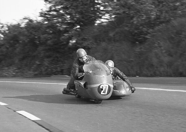 Colin Cross & R W Derry (Deross) 1965 Sidecar TT