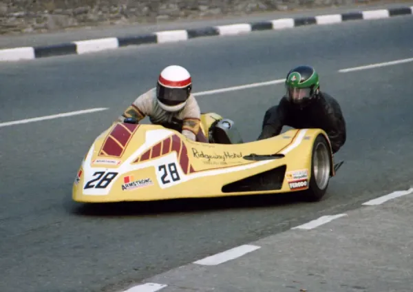 Colin Hopper Norman Burgess (Armstrong) 1982 Sidecar TT Print