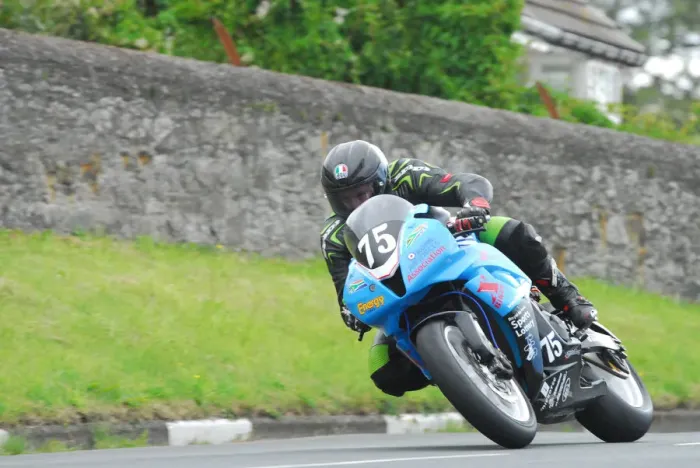 Framed Print : Colin Lehmann (Honda) 2015 Junior Manx Grand Prix