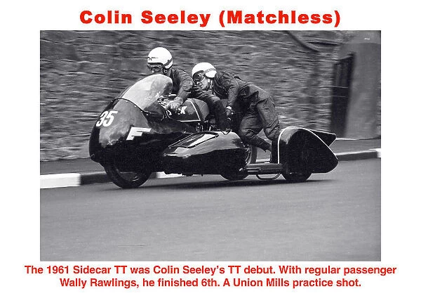 Colin Seeley Wally Rawlings Matchless 1961 Sidecar TT