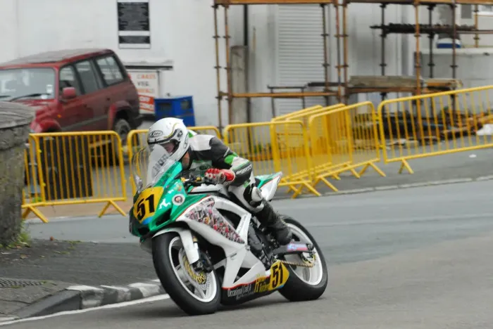 Framed Print : Colin Stephenson (Suzuki) 2012 Senior Manx Grand Prix