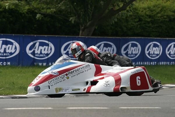 Conrad Harrison & Kerry Williams (Shelbourne Honda) 2010 Sidecar A TT