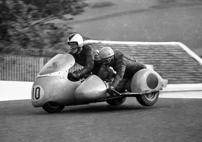 Framed Print : Bill Cooper & D B Argent (WEC) 1969 750 Sidecar TT Framed Print : Bill Cooper & D B Argent (WEC) 1969 750 Sidecar TT