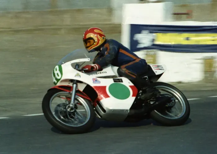 Framed Print : Courtney Junk (Yamaha) 1978 Junior TT Framed Print : Courtney Junk (Yamaha) 1978 Junior TT