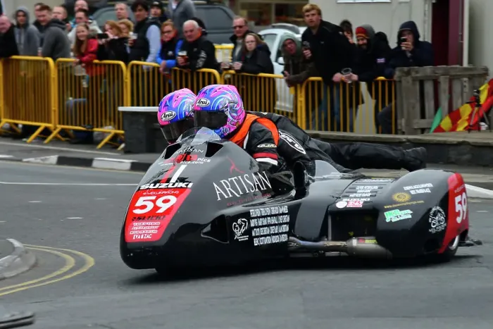 Framed Print : Craig Melvin Stuart Christian LCR Suzuki 2015 Sidecar TT Framed Print : Craig Melvin Stuart Christian LCR Suzuki 2015 Sidecar TT