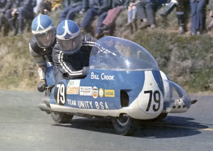 Framed Print : Bill Crook & Kenny Arthur (BSA) 1972 500 Sidecar TT Framed Print : Bill Crook & Kenny Arthur (BSA) 1972 500 Sidecar TT