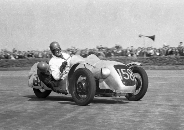 Framed Print : Cyril Hale (Halec Morgan) 1952 Silverstone Saturday Framed Print : Cyril Hale (Halec Morgan) 1952 Silverstone Saturday
