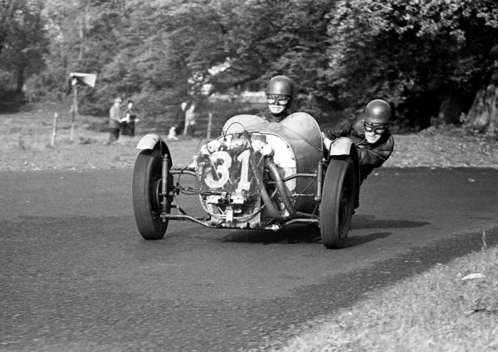 Framed Print : Cyril Hale (Morgan) 1953 Oulton Park Framed Print : Cyril Hale (Morgan) 1953 Oulton Park