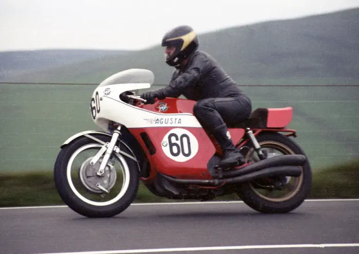 Framed Print : Cyril Malem (MV) 1989 Classic TT Parade