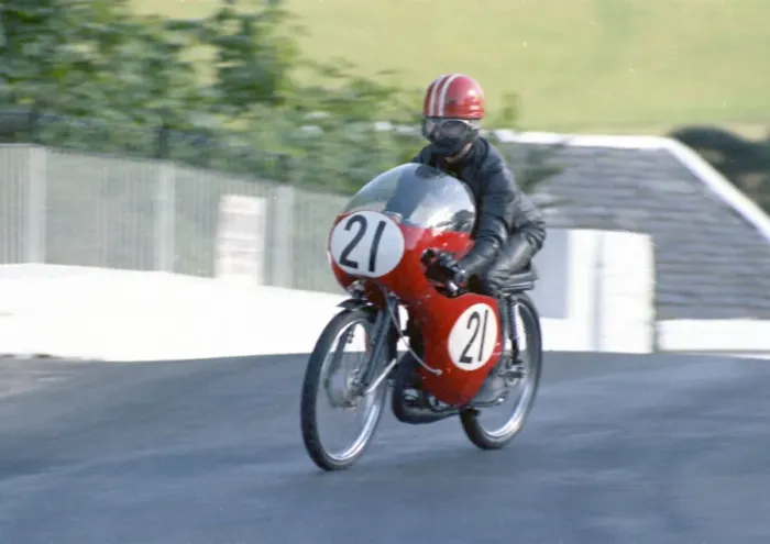 Framed Print : D Harlow (Itom) 1968 50cc TT