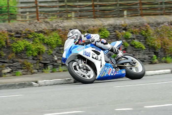 Framed Print : Daley Mathison (Suzuki) 2014 Supersport TT