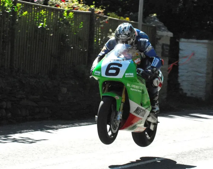 Framed Print : Dan Kneen (Kawasaki) 2016 Superbike Classic TT