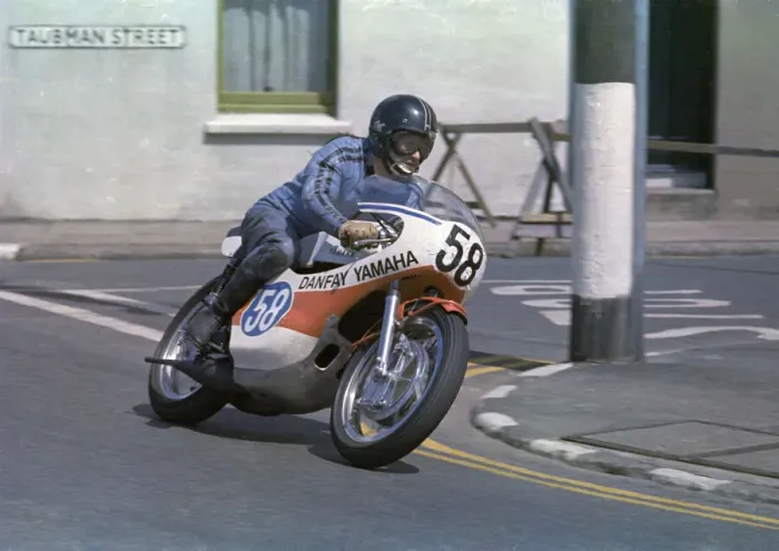 Framed Print : Danny Keany (Danfay Yamaha) 1973 Junior TT Framed Print : Danny Keany (Danfay Yamaha) 1973 Junior TT