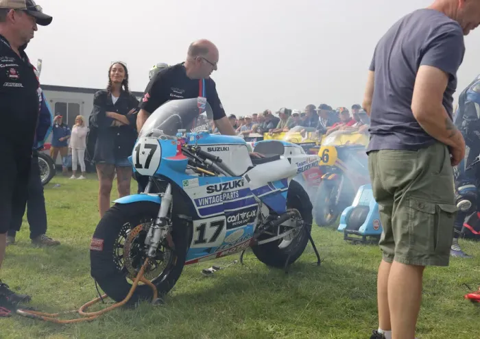 Framed Print : Danny Webbs Suzuki, 2019 Jurby Day Framed Print : Danny Webbs Suzuki, 2019 Jurby Day