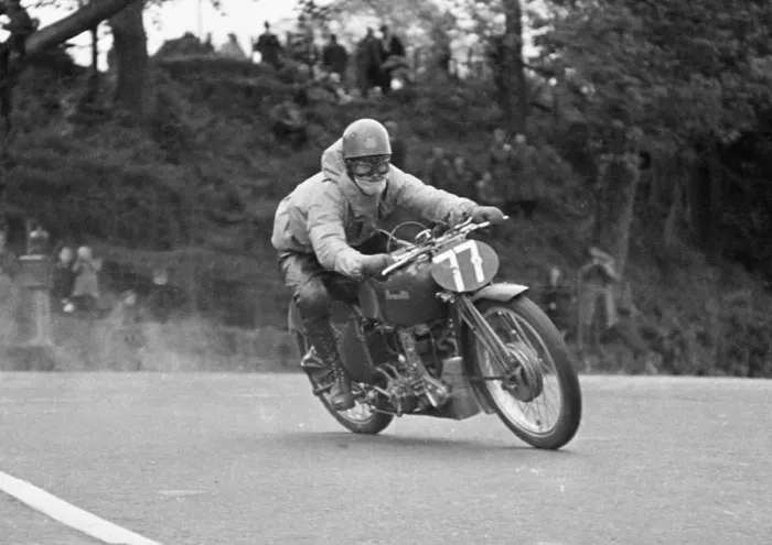Framed Print : Dario Ambrosini (Benelli) 1949 Lightweight TT Framed Print : Dario Ambrosini (Benelli) 1949 Lightweight TT