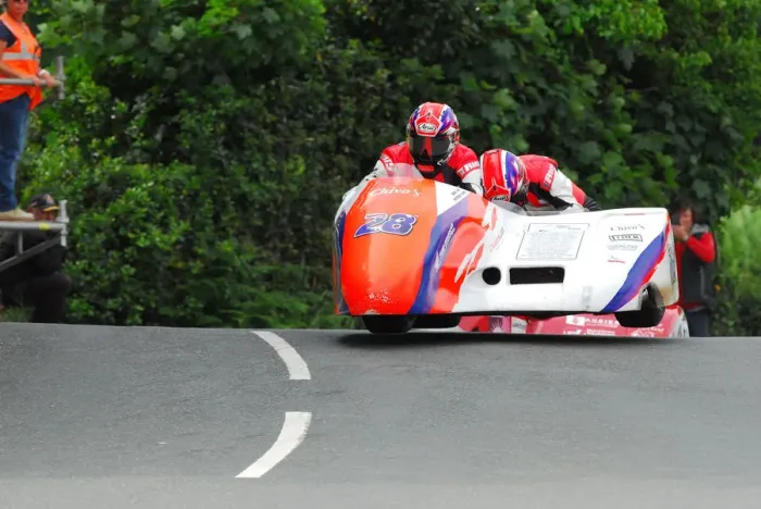 Framed Print : Darryl Rayner & Wendy Campbell (Shelbourne Honda) 2018 Sidecar TT Framed Print : Darryl Rayner & Wendy Campbell (Shelbourne Honda) 2018 Sidecar TT