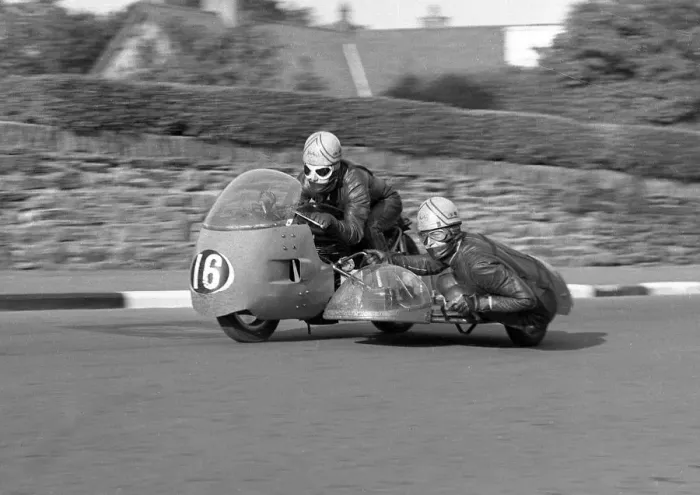 Framed Print : Dave Ajax & M D Caley (Norton) 1965 Sidecar TT Framed Print : Dave Ajax & M D Caley (Norton) 1965 Sidecar TT
