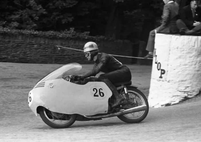 Framed Print : Dave Chadwick (MV) 1957 Lightweight TT Framed Print : Dave Chadwick (MV) 1957 Lightweight TT