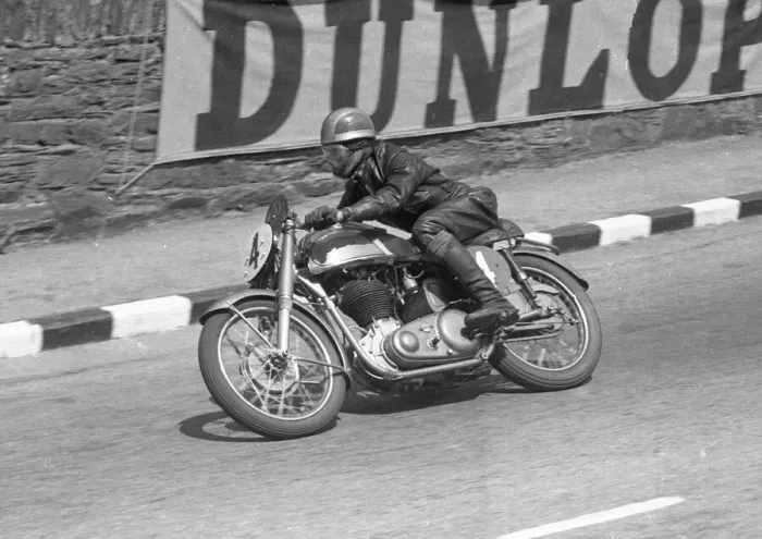 Framed Print : Dave Chadwick (Norton) 1954 Senior Clubman TT Framed Print : Dave Chadwick (Norton) 1954 Senior Clubman TT