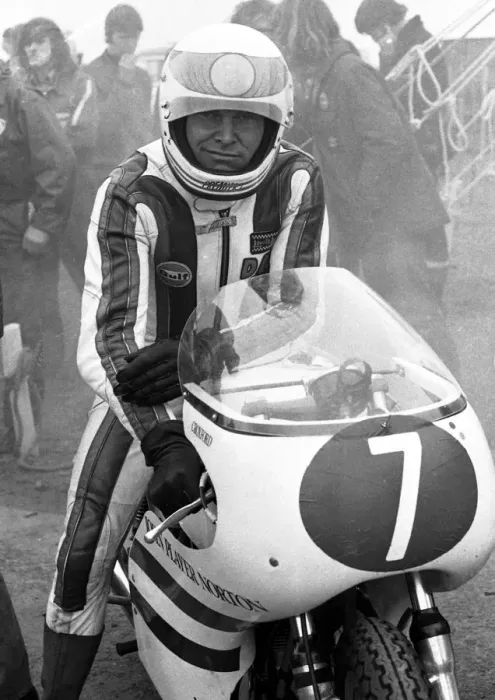 Framed Print : Dave Croxford (Norton) 1973 Production TT Framed Print : Dave Croxford (Norton) 1973 Production TT