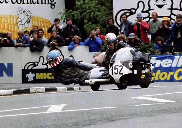 Dave Dickinson ? BMW 1982 TT Parade Lap