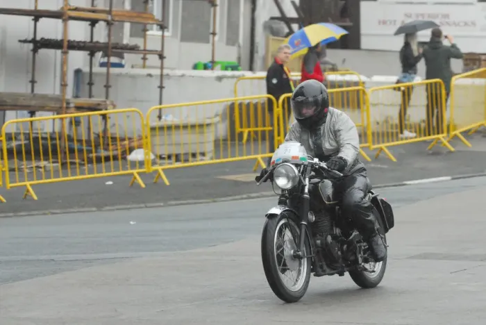 Framed Print : Dave Downer (Velocette) 2012 VMCC Parade Lap Framed Print : Dave Downer (Velocette) 2012 VMCC Parade Lap