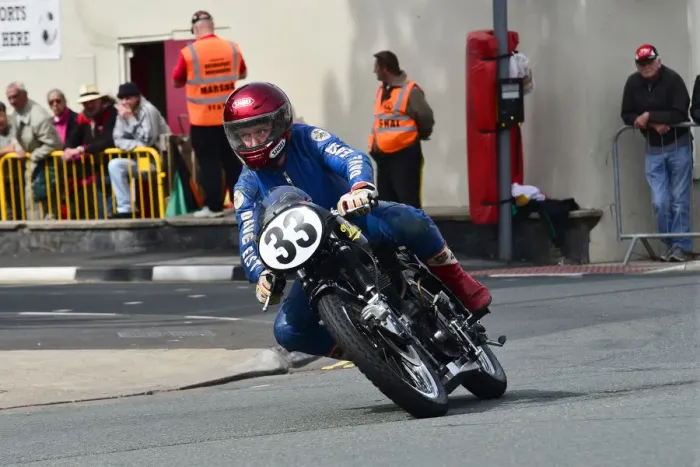 Framed Print : Dave East (Velocette) 2013 MGP Past Winners Parade Framed Print : Dave East (Velocette) 2013 MGP Past Winners Parade