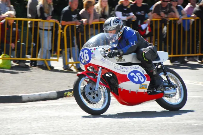 Framed Print : Dave Edwards (Yamaha) 2014 350 Classic TT Framed Print : Dave Edwards (Yamaha) 2014 350 Classic TT