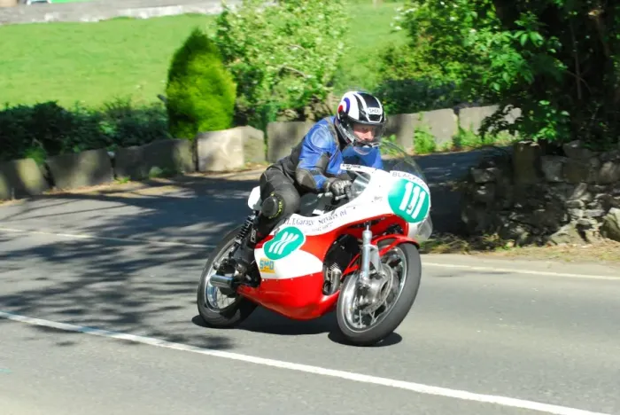 Framed Print : Dave Edwards (Yamaha) 2016 Pre TT Classic