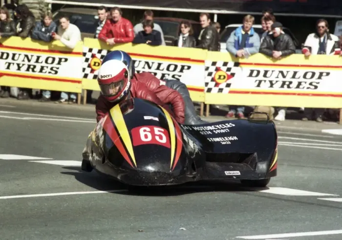 Framed Print : Dave French & Steve Lavender (Wrathall Yamaha) 1989 Sidecar TT Framed Print : Dave French & Steve Lavender (Wrathall Yamaha) 1989 Sidecar TT