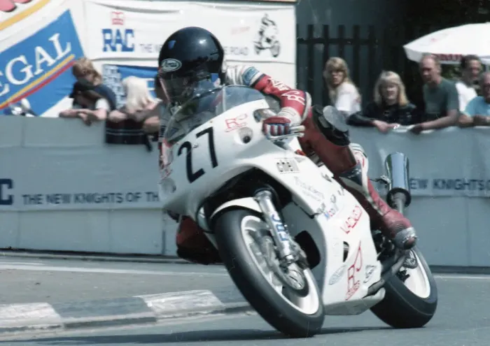 Framed Print : Dave Goodley (Honda) 1992 Formua One TT