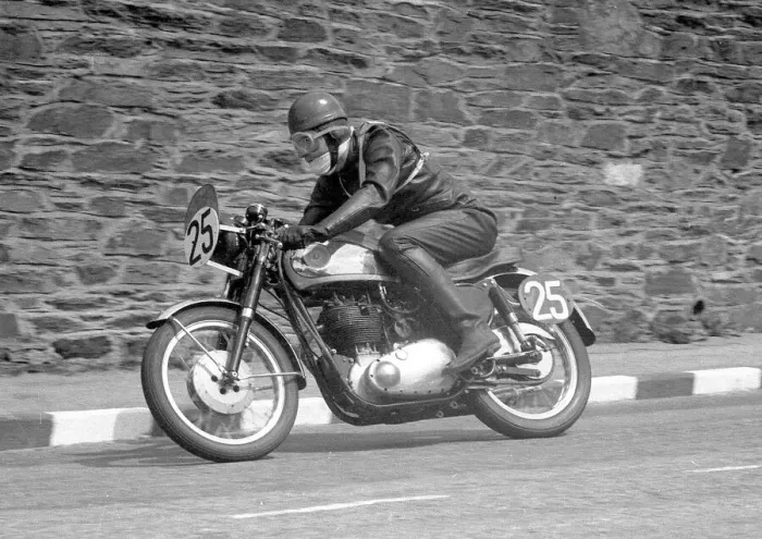 Framed Print : Dave Hagen (BSA) 1956 Clubman TT Framed Print : Dave Hagen (BSA) 1956 Clubman TT