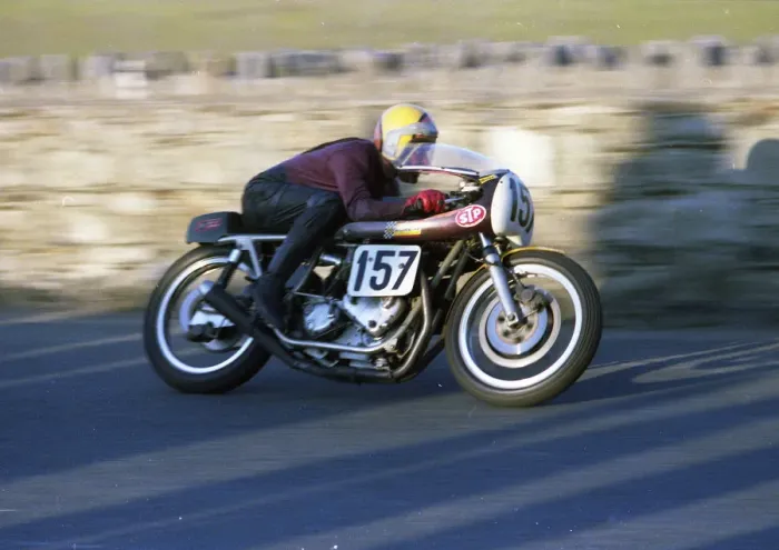 Framed Print : Dave Innocent (Triumph) 1979 Southern 100