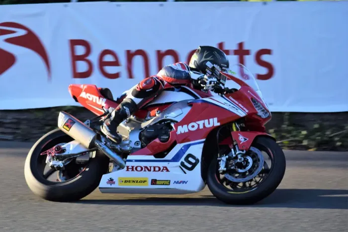 Framed Print : Dave Johnson (Honda) 2019 Senior TT Framed Print : Dave Johnson (Honda) 2019 Senior TT