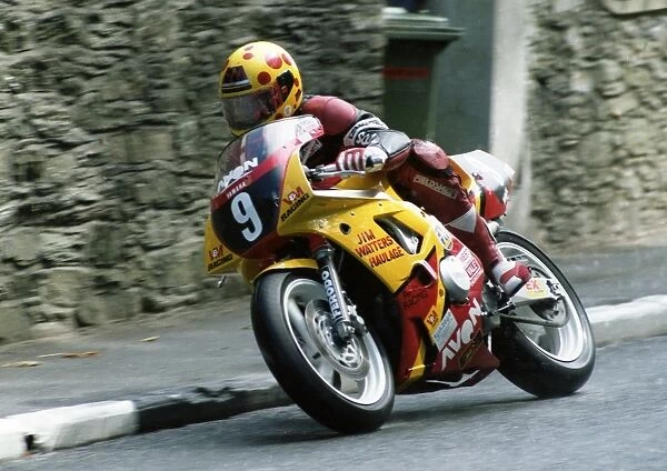 Dave Leach at Union Mills: 1991 Supersport 400 TT