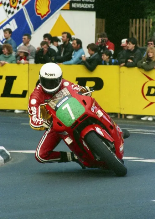 Framed Print : Dave Leach (Yamaha) 1988 Production C TT Framed Print : Dave Leach (Yamaha) 1988 Production C TT