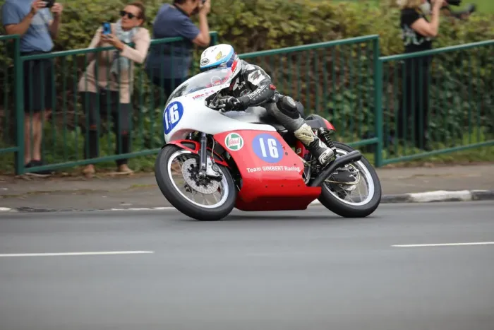 Framed Print : Dave Madsen-Mygdal (Honda) 2019 Junior Classic TT Framed Print : Dave Madsen-Mygdal (Honda) 2019 Junior Classic TT