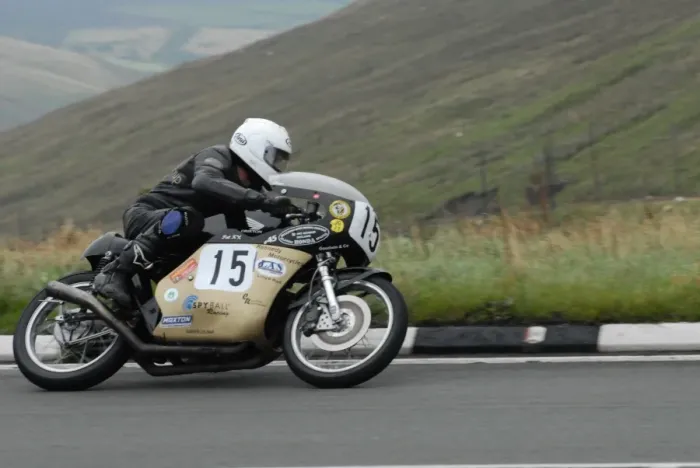 Framed Print : Dave Madsen-Mygdal (Honda Drixton) 2008 Junior Classic Manx Grand Prix