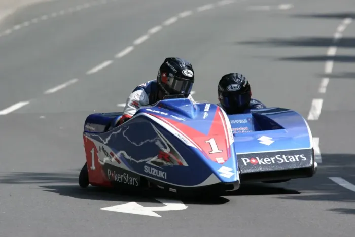 Framed Print : Dave Molyneux & Dan Sayle (DMR Suzuki) 2008 Sidecar TT Framed Print : Dave Molyneux & Dan Sayle (DMR Suzuki) 2008 Sidecar TT