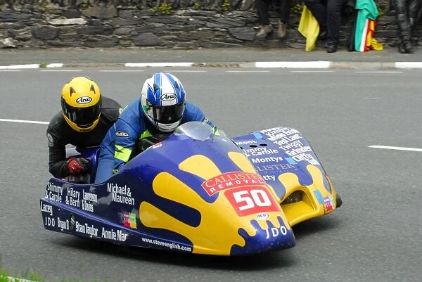 Dave Quirk & Robert Lunt (DMR Yamaha) 2013 Sidecar TT