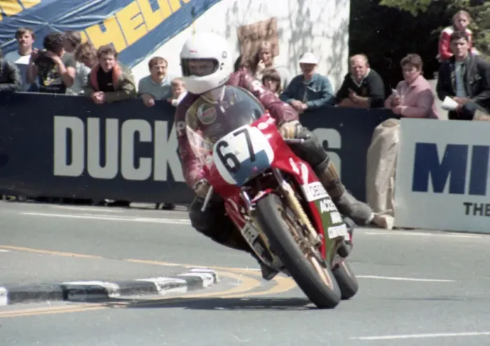 Framed Print : Dave Roper (Ducati) 1984 Formula One TT Framed Print : Dave Roper (Ducati) 1984 Formula One TT