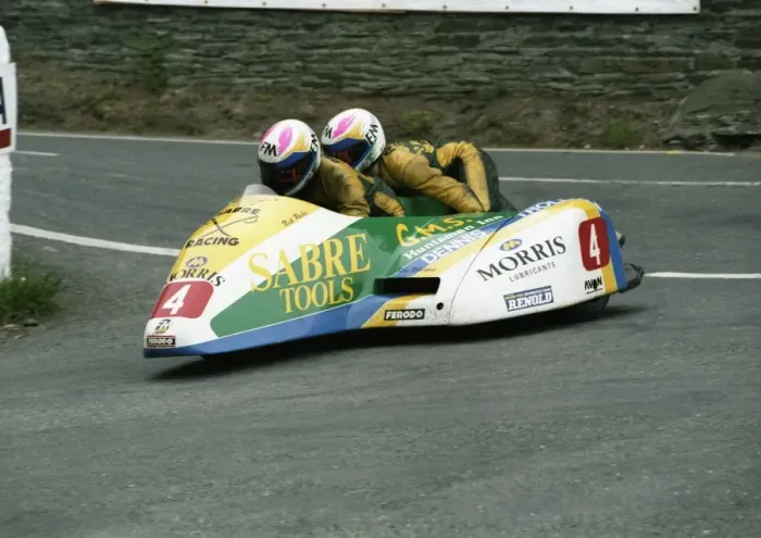 Framed Print : Dave Saville & Nick Roche (Sabre) 1992 Sidecar TT Framed Print : Dave Saville & Nick Roche (Sabre) 1992 Sidecar TT
