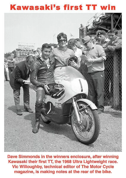 Dave Simmonds Kawasaki 1968 Ultra Lightweight TT