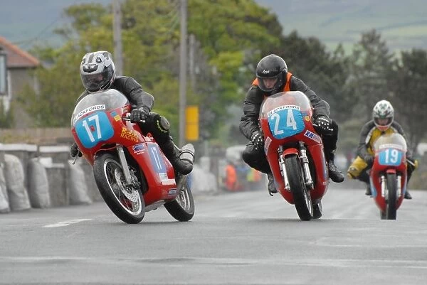 Dave Spencer (Honda) and Edward Manly (Drixton Honda) 2007 Pre TT Classic