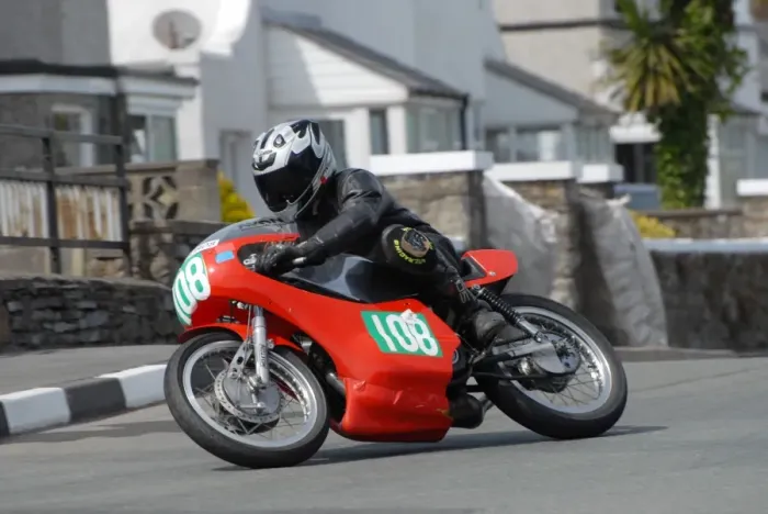 Framed Print : Dave Spencer (Villiers) 2007 Pre TT Classic