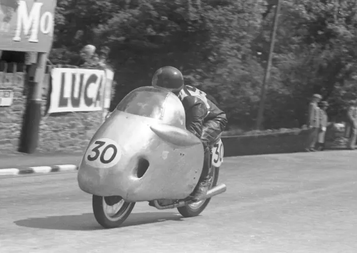 Framed Print : David Andrews (NSU) 1957 Lightweight TT Framed Print : David Andrews (NSU) 1957 Lightweight TT