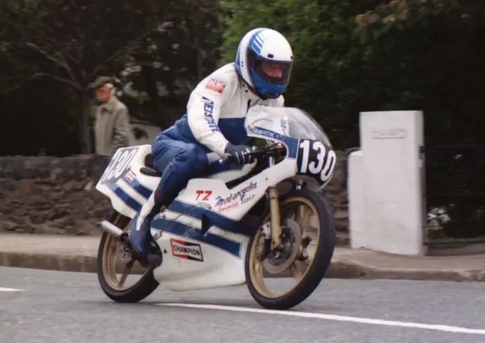 Framed Print : David Beattie (MBA) 1989 Ultra Lightweight TT