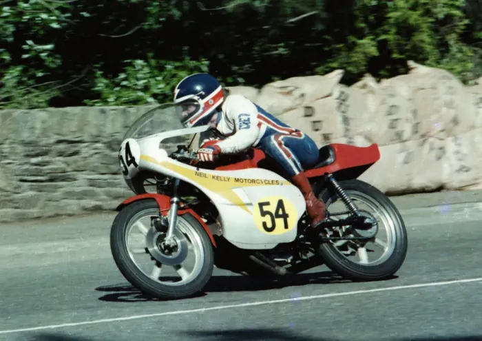 Framed Print : David Cretney (Honda) 1978 Senior Manx Grand Prix