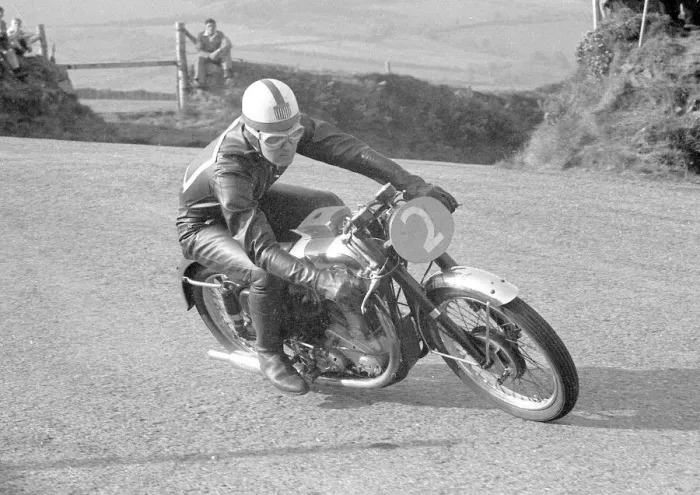 Framed Print : David Hagen (BSA) 1955 Junior Clubman TT Framed Print : David Hagen (BSA) 1955 Junior Clubman TT